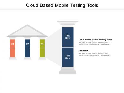 Cloud based mobile testing tools ppt powerpoint presentation infographics cpb