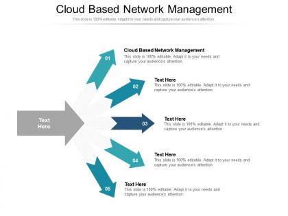 Cloud based network management ppt powerpoint presentation model template cpb