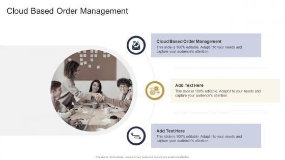 Cloud Based Order Management In Powerpoint And Google Slides Cpb