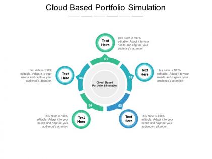 Cloud based portfolio simulation ppt powerpoint presentation rules cpb