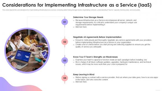 Cloud Based Services Considerations For Implementing Infrastructure As A Service IaaS