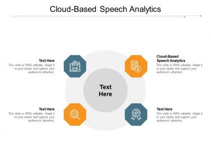 Cloud based speech analytics ppt powerpoint presentation pictures design inspiration cpb