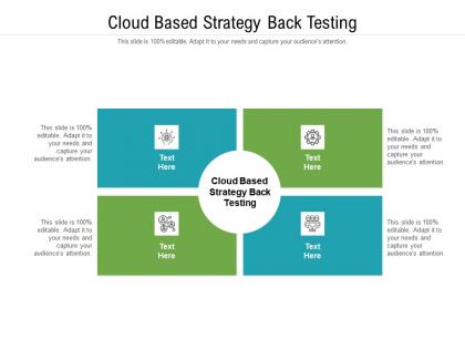 Cloud based strategy back testing ppt powerpoint presentation portfolio show cpb