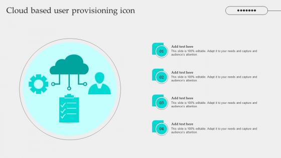 Cloud Based User Provisioning Icon