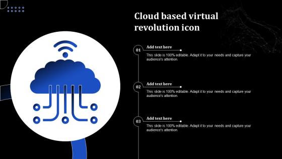 Cloud Based Virtual Revolution Icon