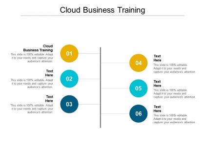 Cloud business training ppt powerpoint presentation slides demonstration cpb