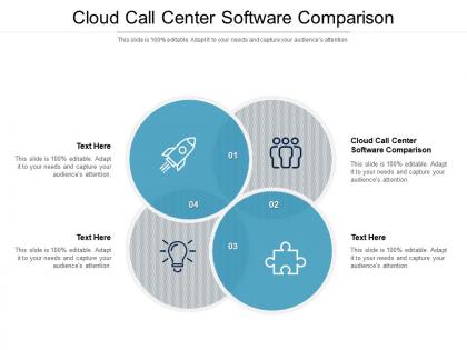 Cloud call center software comparison ppt powerpoint presentation outline diagrams cpb