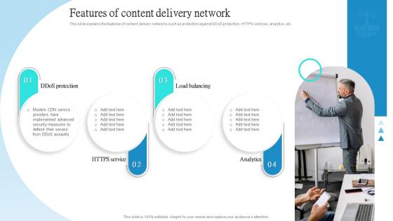 Cloud CDN Features Of Content Delivery Network Ppt Powerpoint Presentation Design