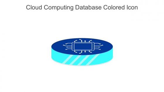 Cloud Computing Database Colored Icon In Powerpoint Pptx Png And Editable Eps Format
