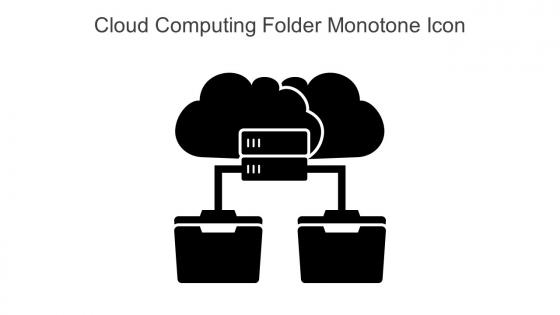 Cloud Computing Folder Monotone Icon In Powerpoint Pptx Png And Editable Eps Format