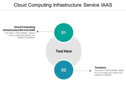 Cloud computing infrastructure service iaas ppt powerpoint presentation visual aids pictures cpb