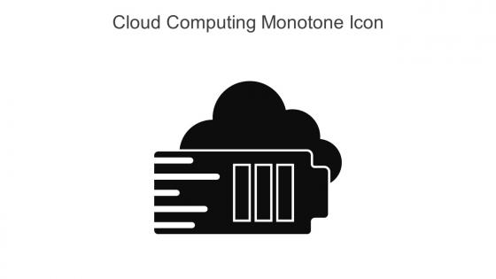 Cloud Computing Monotone Icon In Powerpoint Pptx Png And Editable Eps Format