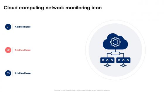 Cloud Computing Network Monitoring Icon