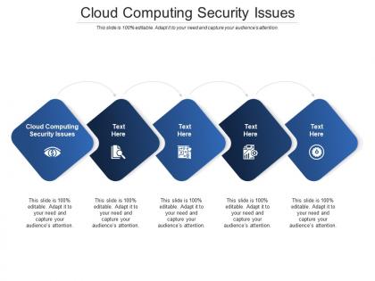Cloud computing security issues ppt powerpoint presentation slides grid cpb