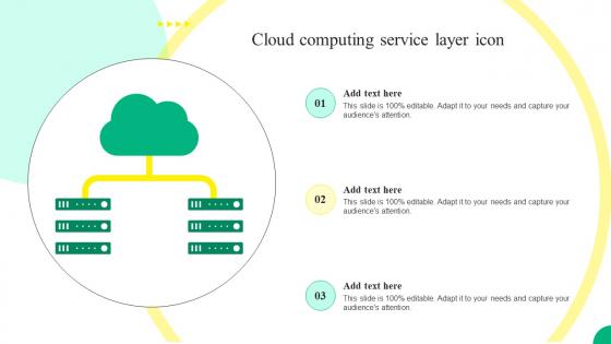 Cloud Computing Service Layer Icon