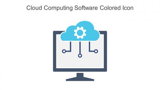 Cloud Computing Software Colored Icon In Powerpoint Pptx Png And Editable Eps Format