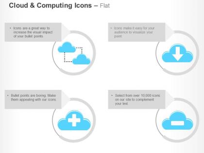 Cloud computing technology data transfer ppt icons graphics