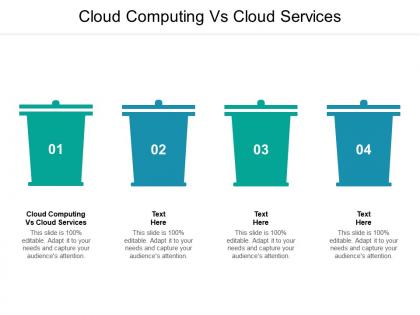 Cloud computing vs cloud services ppt powerpoint presentation gallery example file cpb