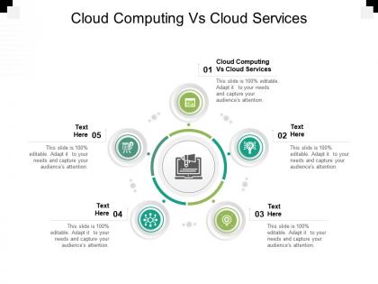 Cloud computing vs cloud services ppt powerpoint presentation slides graphics template cpb