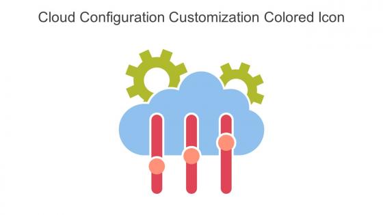Cloud Configuration Customization Colored Icon In Powerpoint Pptx Png And Editable Eps Format