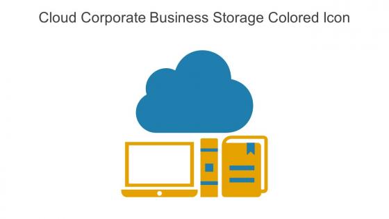 Cloud Corporate Business Storage Colored Icon In Powerpoint Pptx Png And Editable Eps Format