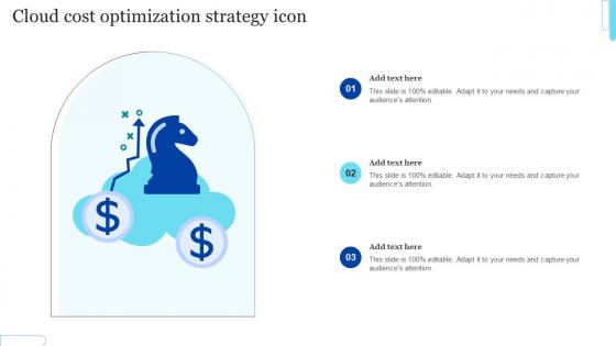 Cloud Cost Optimization Strategy Icon