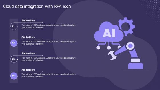 Cloud Data Integration With RPA Icon