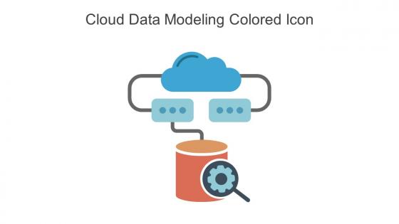 Cloud Data Modeling Colored Icon In Powerpoint Pptx Png And Editable Eps Format