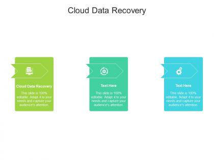 Cloud data recovery ppt powerpoint presentation professional example cpb