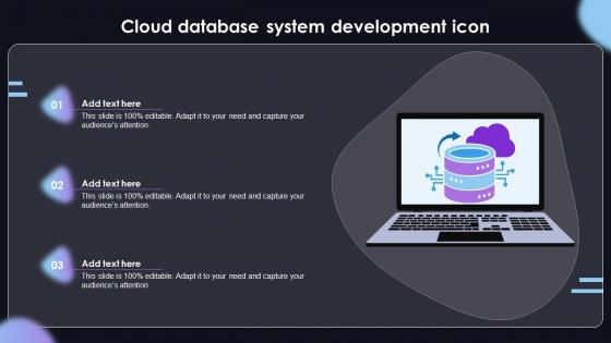 Cloud Database System Development Icon