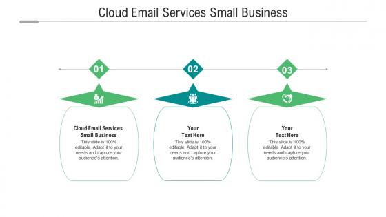 Cloud email services small business ppt powerpoint presentation show clipart cpb