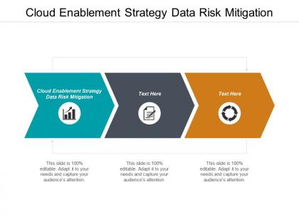 Cloud enablement strategy data risk mitigation ppt powerpoint presentation ideas design templates cpb