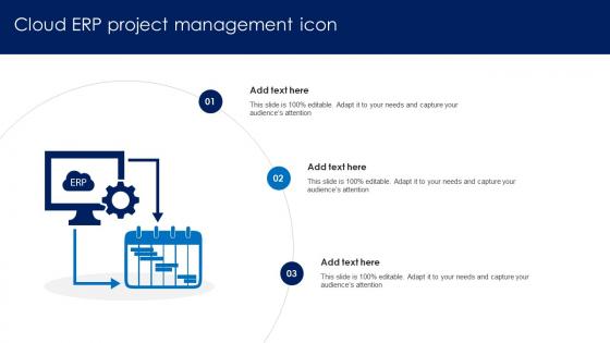 Cloud ERP Project Management Icon
