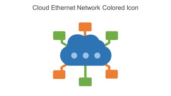 Cloud Ethernet Network Colored Icon In Powerpoint Pptx Png And Editable Eps Format