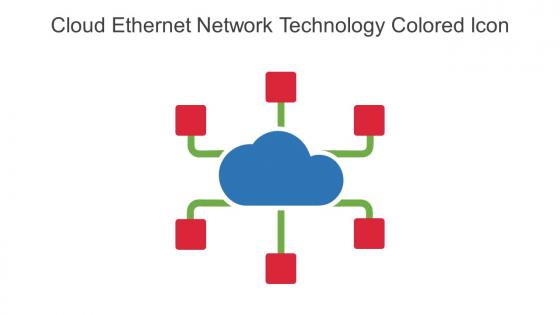 Cloud Ethernet Network Technology Colored Icon In Powerpoint Pptx Png And Editable Eps Format