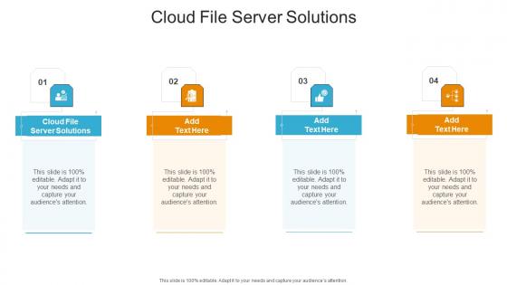 Cloud File Server Solutions In Powerpoint And Google Slides Cpb