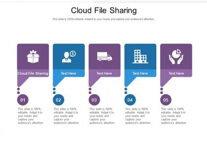 Cloud file sharing ppt powerpoint presentation show cpb