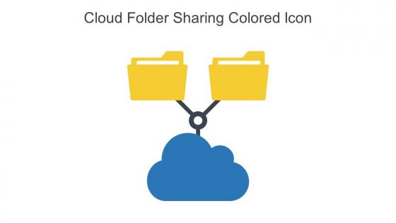 Cloud Folder Sharing Colored Icon In Powerpoint Pptx Png And Editable Eps Format