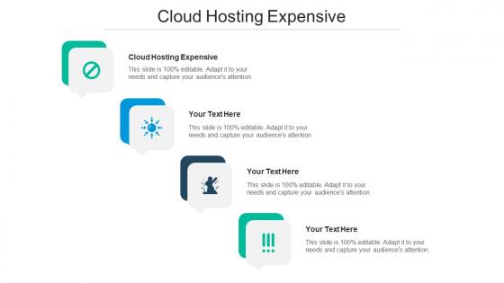 Cloud hosting expensive ppt powerpoint presentation file aids cpb