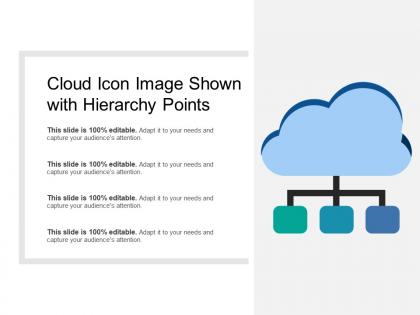 Cloud icon image shown with hierarchy points