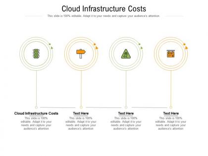 Cloud infrastructure costs ppt powerpoint presentation portfolio graphics download cpb