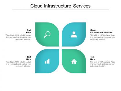 Cloud infrastructure services ppt powerpoint presentation icon graphics example cpb