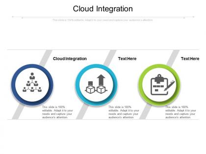 Cloud integration ppt powerpoint presentation infographic template show cpb