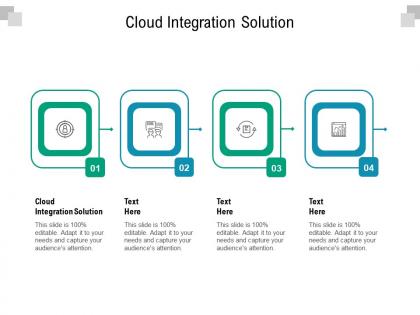 Cloud integration solution ppt powerpoint presentation gallery template cpb