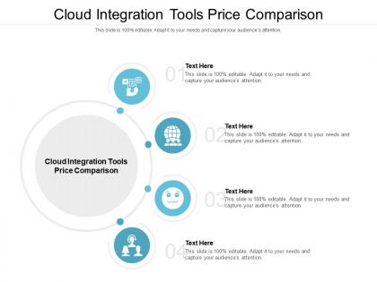 Cloud integration tools price comparison ppt powerpoint presentation file outline cpb