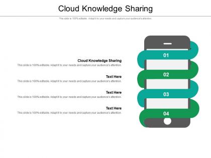 Cloud knowledge sharing ppt powerpoint presentation professional clipart images cpb