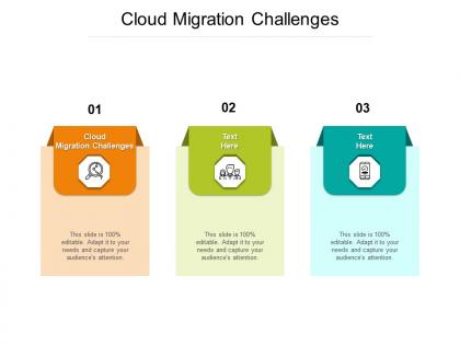 Cloud migration challenges ppt powerpoint presentation portfolio file formats cpb