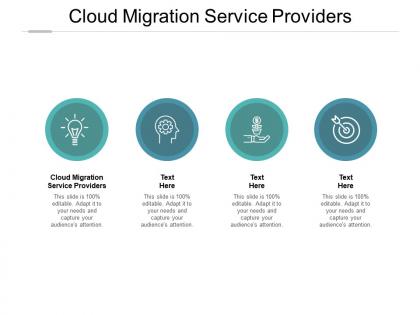Cloud migration service providers ppt powerpoint presentation pictures images cpb