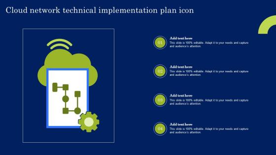 Cloud Network Technical Implementation Plan Icon