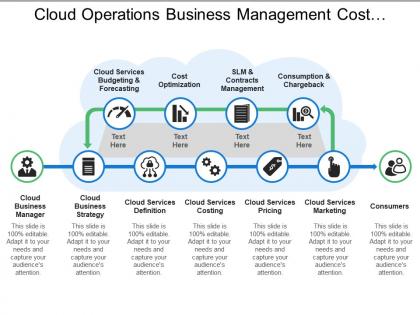Cloud operations business management cost optimization